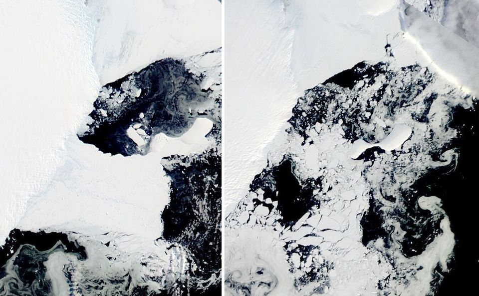 O platformă de gheață de mărimea orașului New York s-a prăbușit în Antarctica de Est