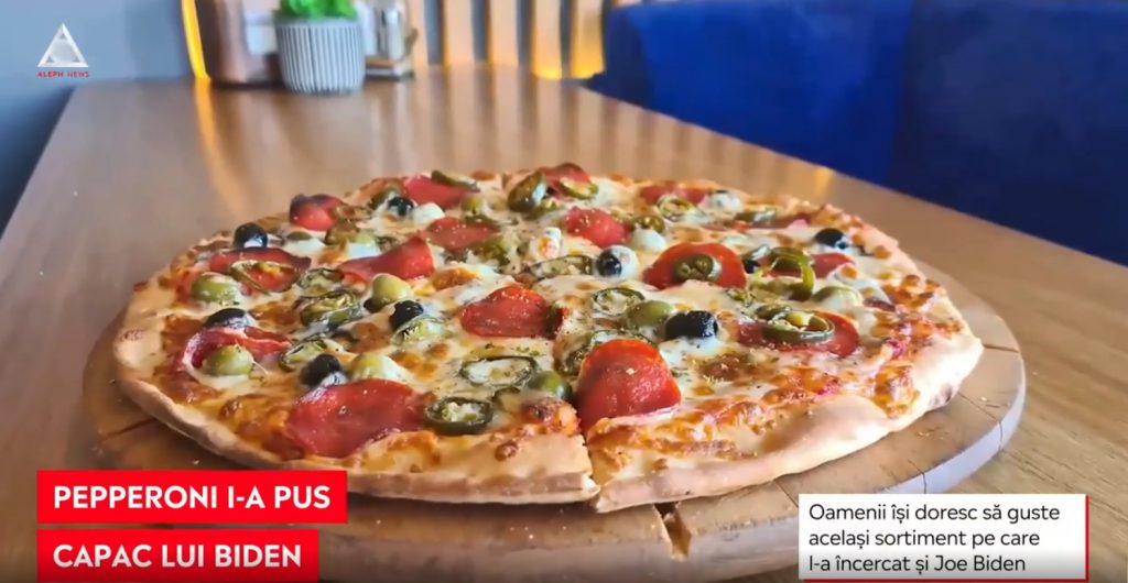 Biden a adus încasări unei pizzerii din Polonia, după ce a mâncat dintr-o pizza picantă cu Pepperoni