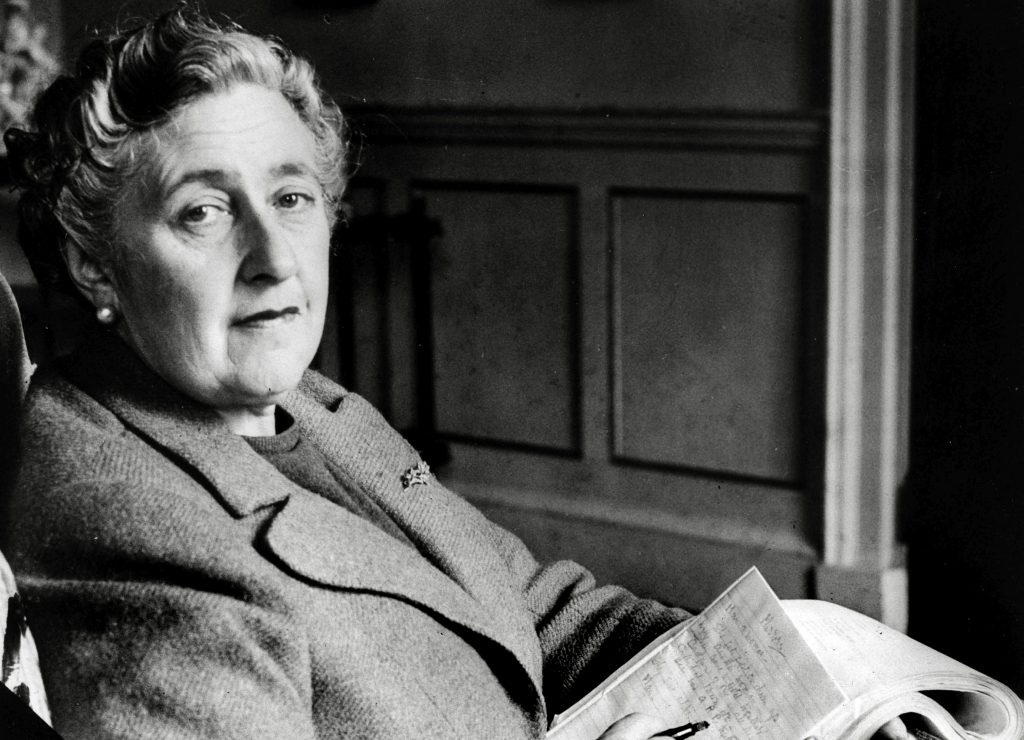 English crime mystery writer Agatha Christie at her home, Greenway House, Devon, England, 1946 / File Reference # 34145-432THA