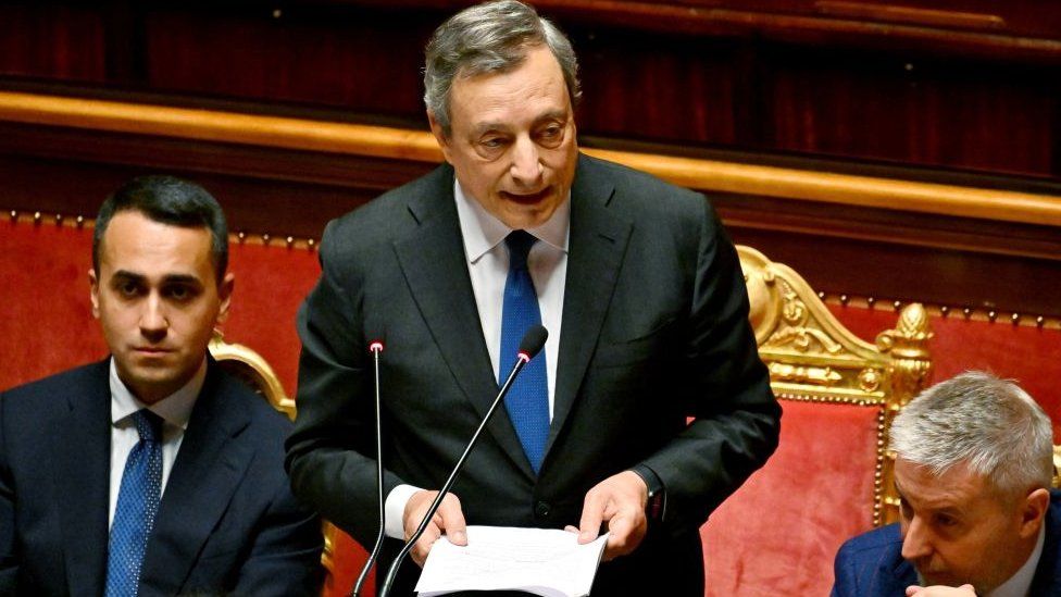 Mario Draghi a explicat motivele demisiei sale, dar cere parlamentului sprijin deplin pentru a continua acțiunea guvernului