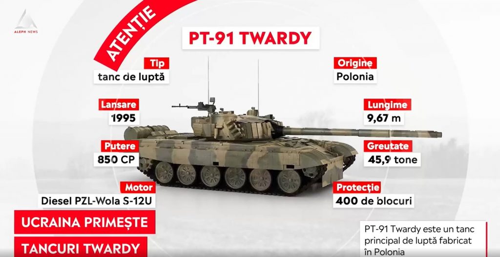 Polonia trimite toate tancurile PT-91 Twardy în Ucraina