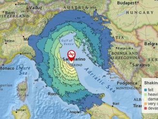 Un cutremur cu magnitudinea 5,7 a zguduit coasta Adriaticii din Italia