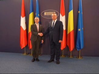 Nicolae Ciucă, discuţie cu Ignazio Cassis despre sprijinul pentru Ucraina şi Republica Moldova