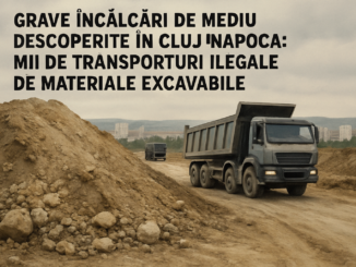 Grave Încălcări de Mediu Descoperite în Cluj-Napoca: Mii de Transporturi Ilegale de Materiale Excavabile